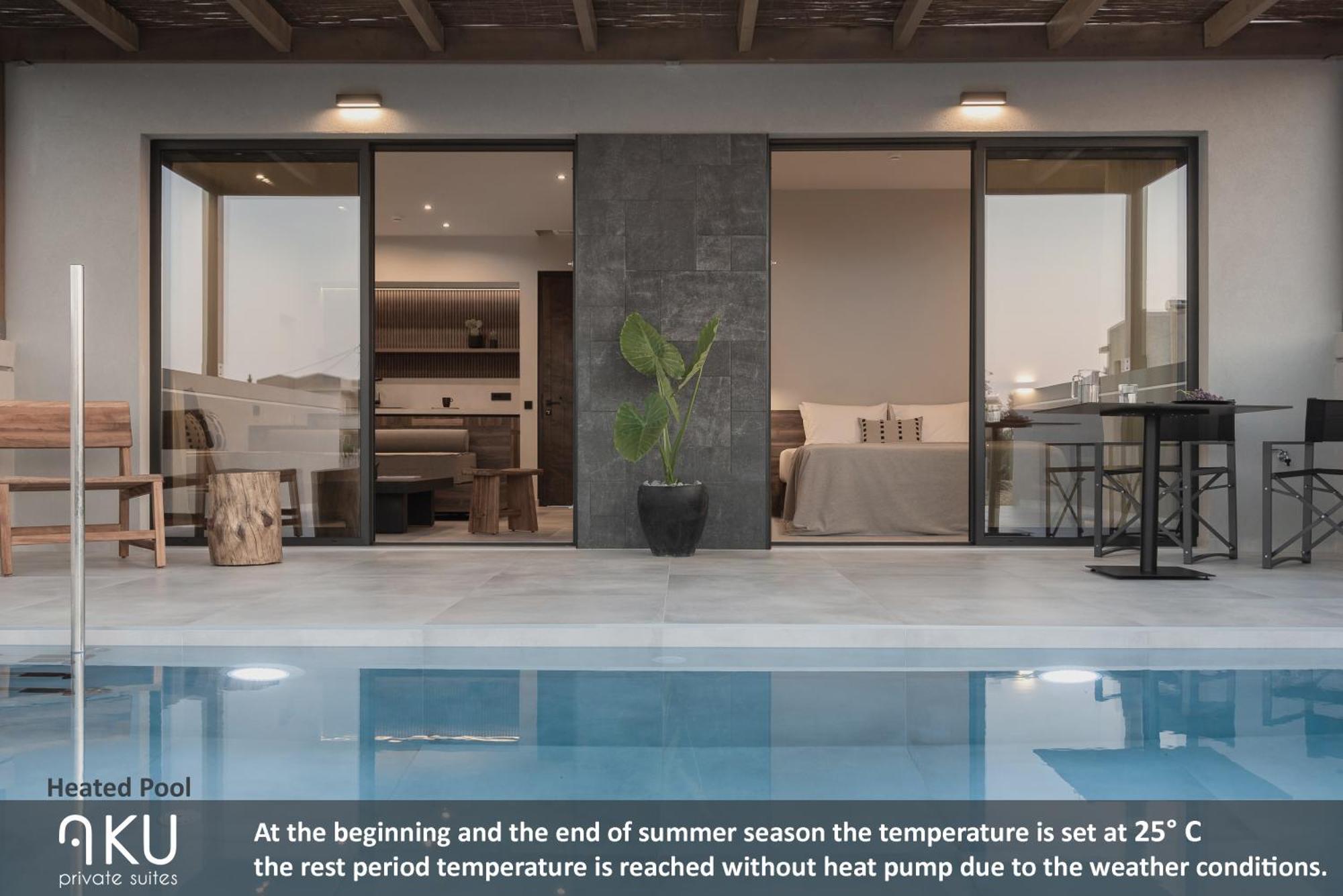 Aku Suites With Private Pools สตาลิดา ภายนอก รูปภาพ